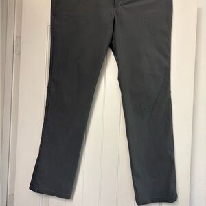 Lululemon Athletica Men's Charcoal Chinos Classic Fit Warpstreme